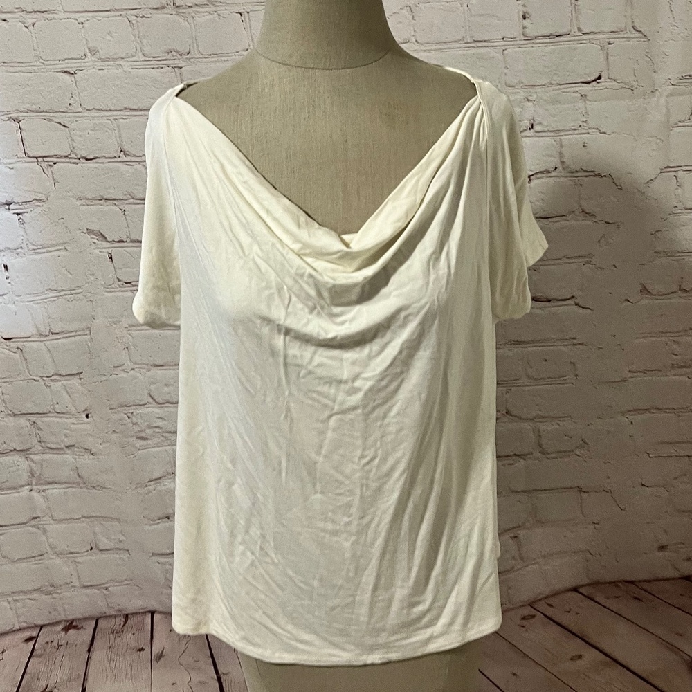 Brooks Brothers Cowl Neck T shirt